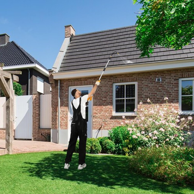 TianfuSpanda Gutter Cleaning Tools, 8FT Adjustable Lenth Gutter Cleaner from