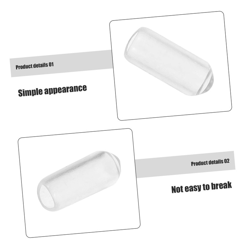PACKOVE 200pcs Headband End Caps Durable Rubber Plugs for Hair