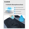 Carer Pack of 2 Bamboo Men's Incontinence Boxer Shorts Washable