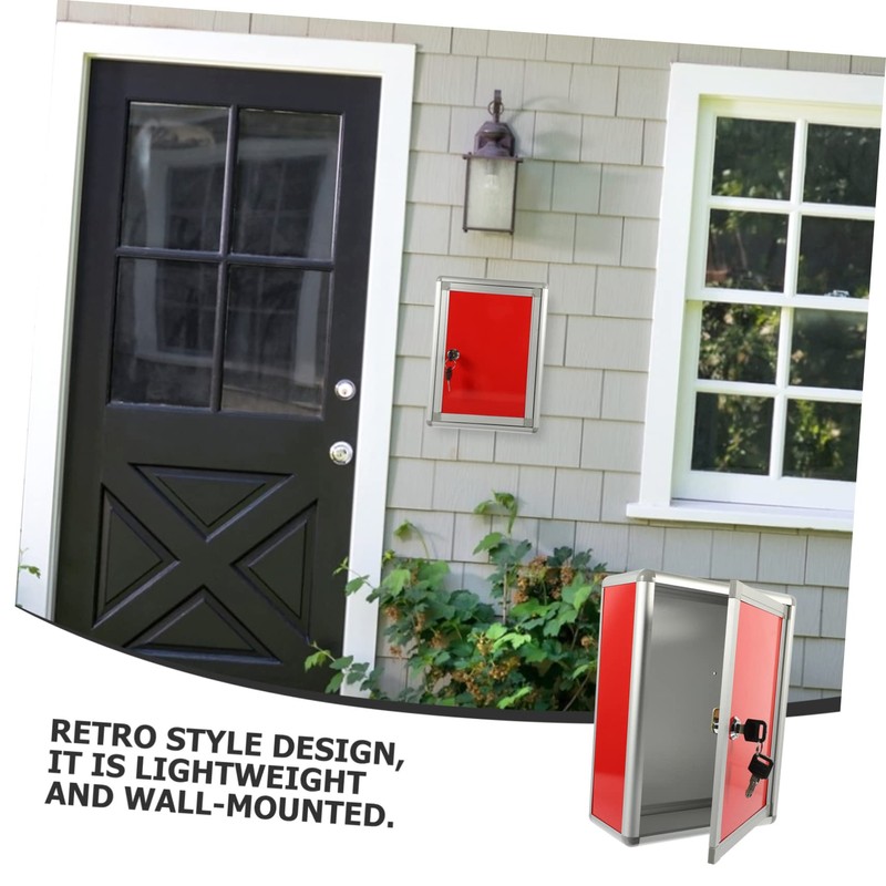 Ciieeo Mailbox Employee Suggestion Box Acrylic Aluminum Alloy Small Mailbox