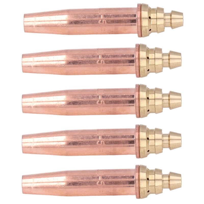5PCS Cutting Tips Split Isobaric Propane Gas Welding Nozzles Machine