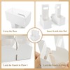 HFH Portabebidas desechable de 2 tazas con asa, soporte de