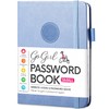 GoGirl Password Book with Alphabetical tabs – Internet Address &