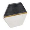 GoCraft Hexagon Marble Coasters for Drinks – Set of 6