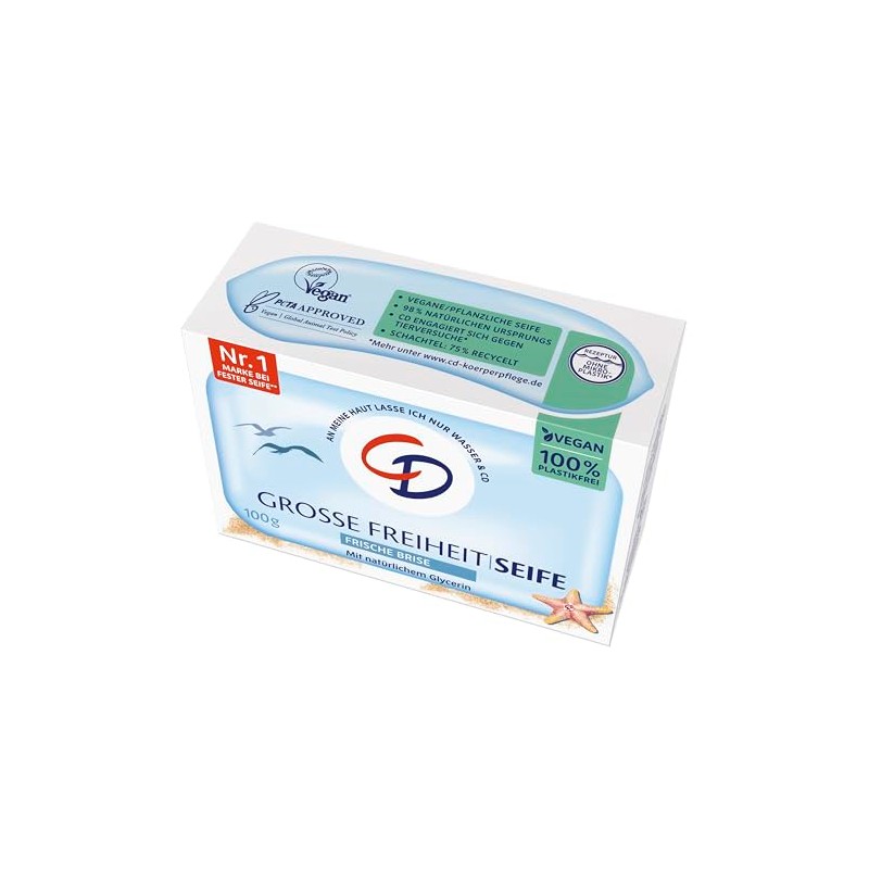 CD MILDE SEIFE GROSSE FREIHEIT "frische Brise" 100G vegan &