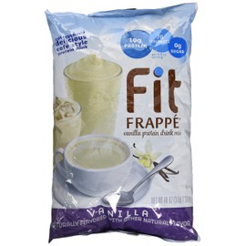 Big Train Fit Frappe Vanilla Latte Protein Shake Beverage Mix, 3.0 Pound