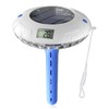 PoolPrime Pool Thermometer Easy to Read, Solar Pool Light with