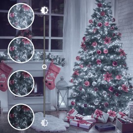 590FT 1500 LED Christmas Lights Outdoor String Lights 8 Modes & Timer Twinkle Fairy Lights Plug in Waterproof LED String Lights for Xmas Yard Tree Patio Wedding Holiday Party Decorations (Cool White)