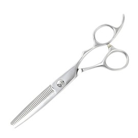 DEEDS AD-02 Japanese Shears Professional Manufacturer, Natural Finish, For Senning, Home Cutting, 6.0 Inches, Skipping Rate, Approx. 25%