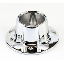 BB Auto Set of 4 New 4wd Chrome Wheel Center Caps Black Replacement for Ford Ranger Bronco II Explorer 4x4