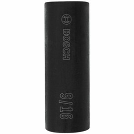 BOSCH 27260 9/16 In., 3/8 In. Shank Impact Tough Deep Well Socket for Applications in High Torque Driving and Fastening