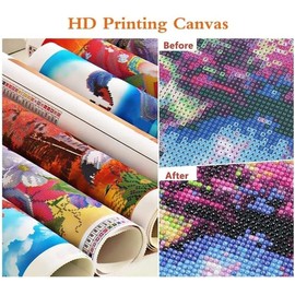 Puraikcmi DIY 5D Sea Otter Diamond Art Painting Kits 12x16 Inch Full Drill Round Diamonds Rhinestone Embroidery for Wall Decoration
