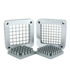 WYZworks 2-Pack 3/8" and 1/2" Cutting Frame 3-Hole Replacement Blade Pushing Block for French Fry Cutter