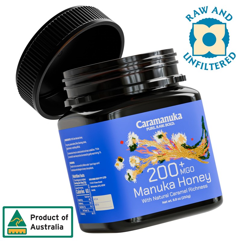 Caramanuka Manuka Honey MGO 200 – 100% Raw & Unfiltered