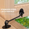 Door Hook Lock 100mm Stainless Steel Barn Door Lock, Cabin
