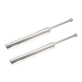 2 Pack 12 Inch Stainless Steel Valet Rod Pull Out Valet Rod for Closet Heavy Duty Adjustable Clothing Hanging Drying Closet Storage Organizer for Bedroom Laundry Room Bathroom (Chrome)