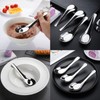 Stainless Steel Soup Spoons Dinner Spoons Set of 12 Chinese