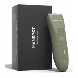 【dealsforyoudays】Manspot 4 in 1 Electric Body Hair Shaver - Groin Hair Trimmer, Ball Trimmer for Men with Replaceable Ceramic Blade Heads, USB Recharge, Waterproof, Safe & Gentle Trimming, Quick Gifts:_Green