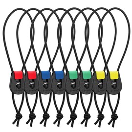 SAMSFX Fishing Rods Belt Quick Ties for Casting, Spinning & Fly Rods, 8PCS, 4 Colors Mixed