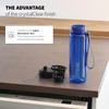 720°DGREE Water Bottle 1.5l “uberBottle“ crystalClear +Sieve - BPA-Free, Leakproof,