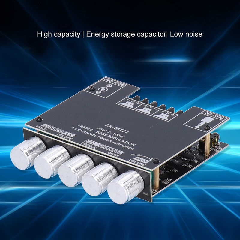 Eujgoov 2.1 Channel Bluetooth Amplifier Board Digital Audio Amplifier for