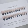 Nail Tips, Gray Nail Tips, Heart Style, Coming of Age
