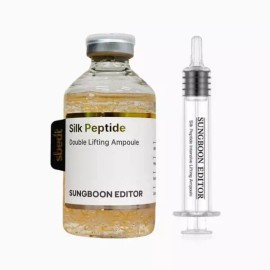 Ingredient Editor 성분에디터 실크 펩타이드 2중 녹는실 더블 리프팅 특대용량 앰플 60ml Ingredient Editor Silk Peptide Dual Melting Thread Double Lifting Extra Large Capacity Ampoule 60ml