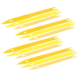 Totority 20Pcs Fishing Net Repair Shuttles Set Practical Netting Needles for Fishing Enthusiasts Multi Use Plastic Tools for Fishnet Repair and Sunshade Netting