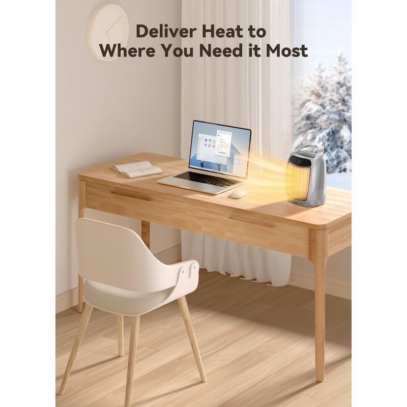 GiveBest Digital Space Heater, 1500W Portable Electric Heater for Indoor