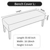 EVOLLER - Funda de asiento elástica de terciopelo para comedor,