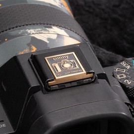 Camera Hot Shoe Protective Cover for Sony A1 A7C A7CR A7CII A7R A7M2 A7M3 A7R4 A7R5 A7S3 A6700 A6600 A6500 (Copper Alloy - Sony Compatible)