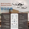 HLILCEH 66W Modern LED Ceiling Light, Flower Flush Mount Light