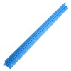 Kyuionty Engineer Scale Ruler 12 Inch, Aluminum Laser-Etched Triangular Drafting