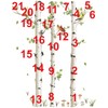 decalmile Large Birch Tree Wall Decals White Tree Forest Birds