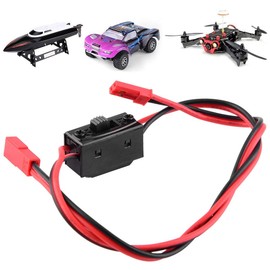 RC Light Control ESC, T-Connector Male-Female Switch Cable Power Switch Fit for RC Model Car/Boat/Plane