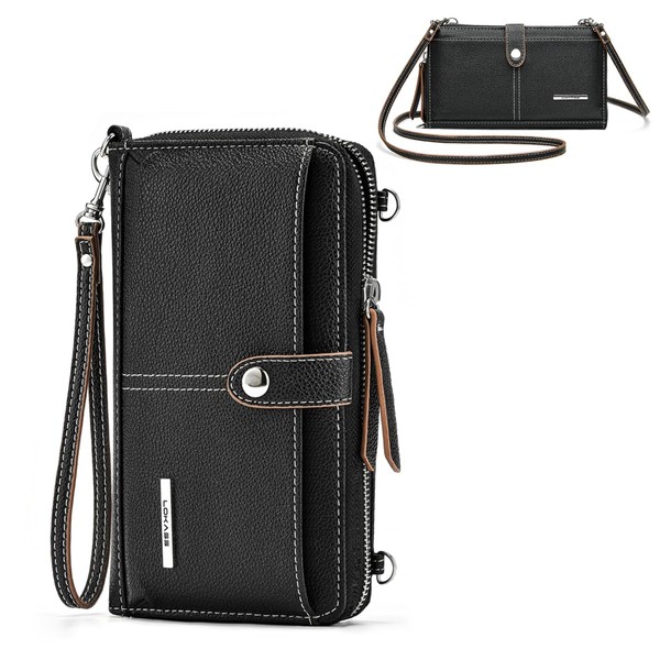 ibeacos Women's Wallet with RFID Protection - Women's Purse with