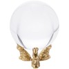 Bard's Brass toned Egg Stand/Holder, Rabbits, 2.125" Diameter