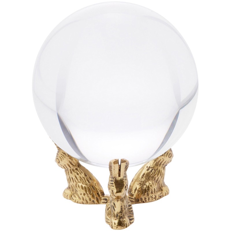 Bard's Brass toned Egg Stand/Holder, Rabbits, 2.125" Diameter