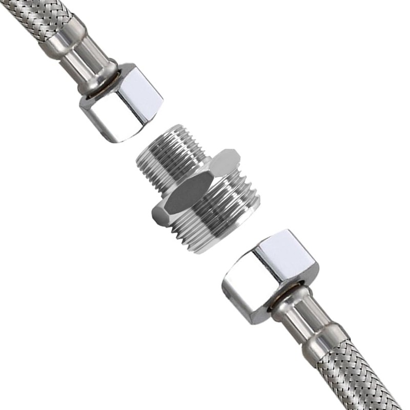 Joywayus 1/2 G Male to 3/8 Compression Male Thread Pipe