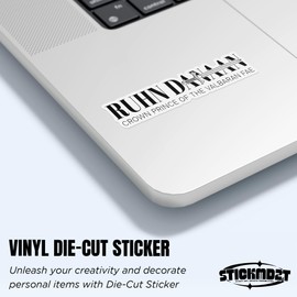 (3Pcs) Ruhn Danaan Sticker Crown Prince of The Valbaran FAE Book Lover Kindle Bookish Reading Fantasy 2" Waterproof Vinyl Decal Sticker Laptop, Water Bottles, Phone, Kindle Decor Decal Gifts 2 Inches