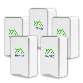 HAPHID Ionizer Air Purifier, Air Ionizer Plug In Ion Generator with Highest Output - Up to 32 Million Anions/Sec, Plug In Odrx & Ion Air Purifier for Purify: Odors, Pets Smell, Etc (5-Pack)