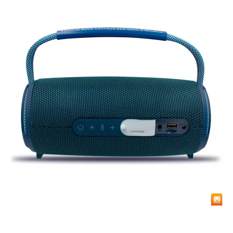 Maíz Bocina Radio Fm Luz Led Recargable Usb Bluetooth Portatil