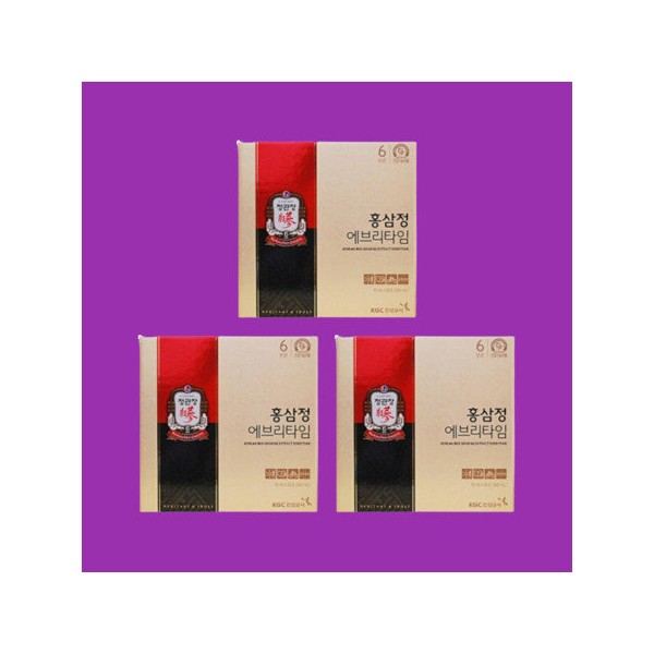 Red Ginseng Extract Everytime 30 sachets, 3 packs, 3 months / 홍삼정 에브리타임 30포 3개 3개월