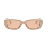 YAMEIZE Rectangular Sunglasses for Men and Women Pack of 2