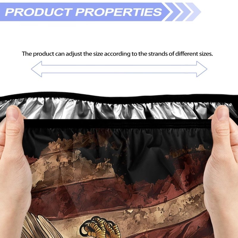 Tomeusey Winch Cover, Waterproof Winch Cushion - All-Weather Winch Accessories
