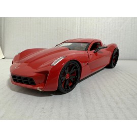 JADA BIGTIME BTM 2009 CHEVY CORVETTE STINGRAY CONCEPT CANDY RED 1:24 NEW NO BOX