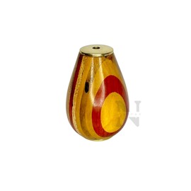 Nishpax Egg Shape Brass & Wooden Kaleidoscope for Adult and Kids || Vintage Look Kaleidoscope - Handmade Kaleidoscope for Kids Friends Family Children