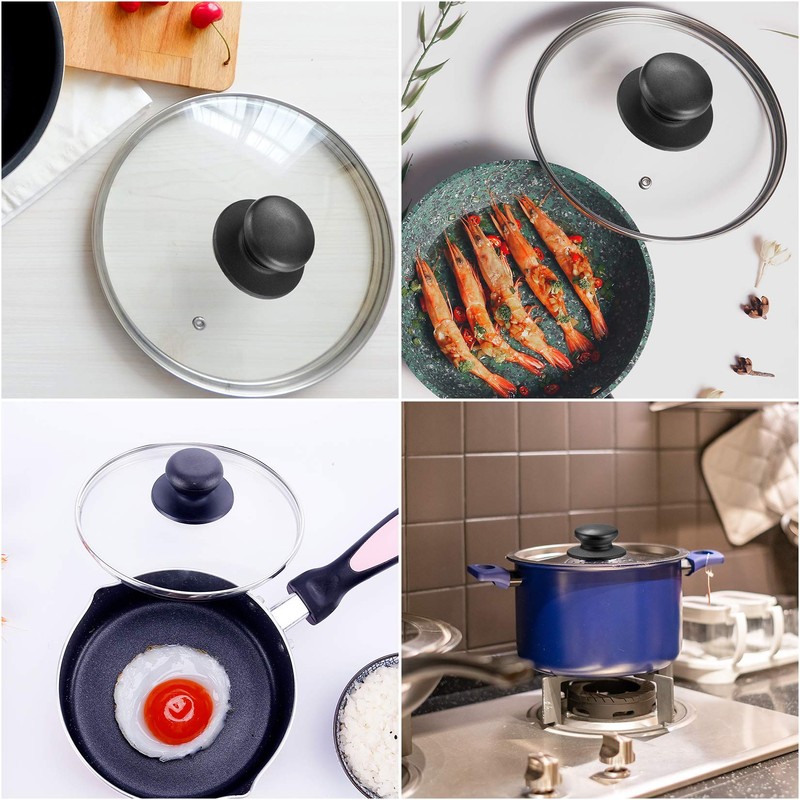 4 Pcs Pot Lid Knob, Universal Replacement Pan Lid Cover
