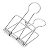 51mm 30pcs Binder Clips Strong Clamping Force Metal Hollow Tail