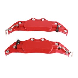 Universal Caliper Covers Strong Strength Aluminum Alloy Brake Caliper Protector Cover for Car Red Small